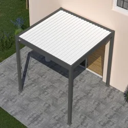 Pergola no motorizada 3x3 bi color