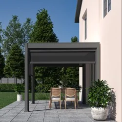 Pergola no motorizada 3x3 bi color