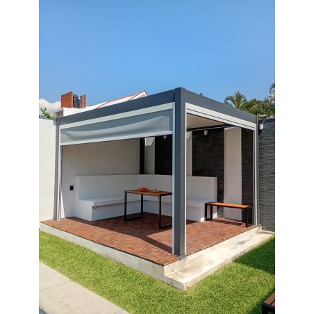 ¿Cómo limpiar una pérgola bioclimática?